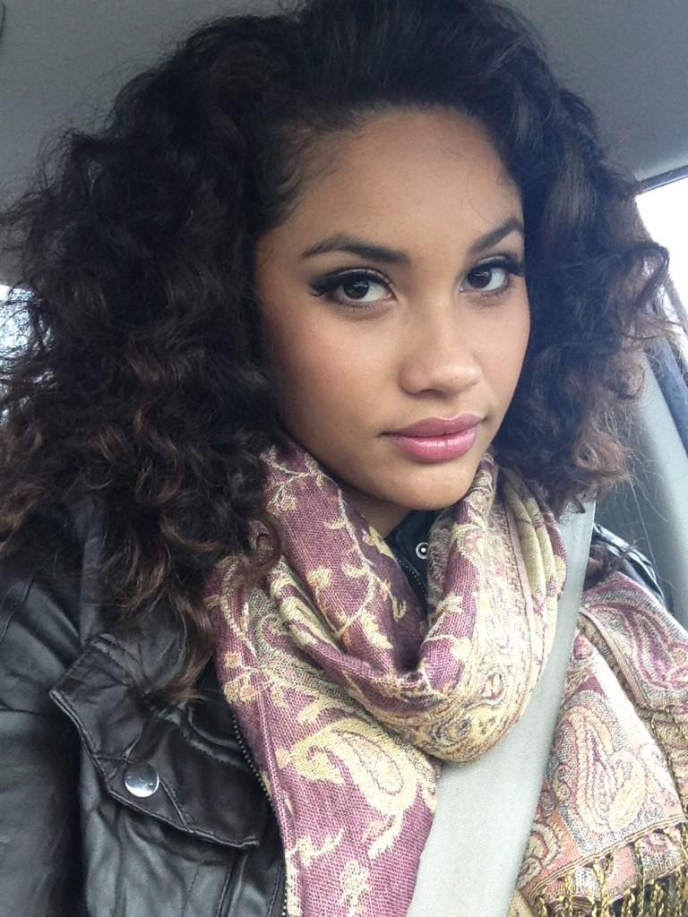 Classify beautiful half Black, half Fillipina girl