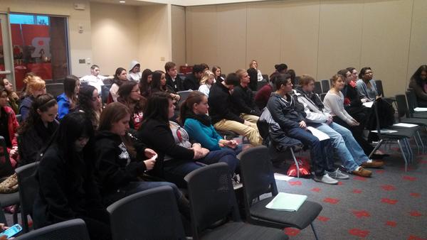 RUVisitorCenter's tweet photo. Our new group of Scarlet Ambassadors are ready for Spring Undergraduate Admission Tours! http://t.co/rTyvCTvA