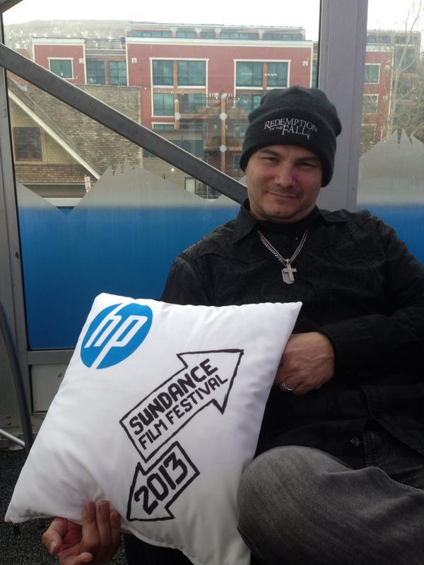 redemptionfall's tweet image. At the hp lounge across from sky lodge where accident occurred in 2008. #sundance2013