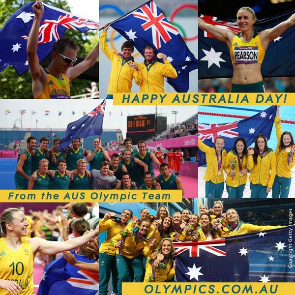 Happy #AustraliaDay! Be active, enjoy the great outdoors &amp; get set for another big year of sport!