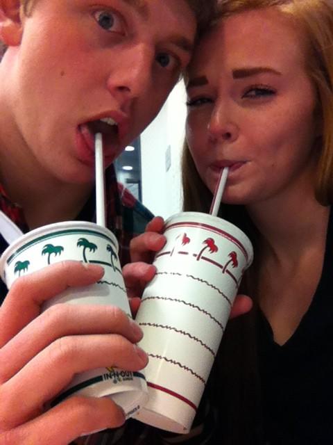 abbycarls's tweet image. No, we don&apos;t do anything but eat #innout #werefat #buthappy @jorie_taylor