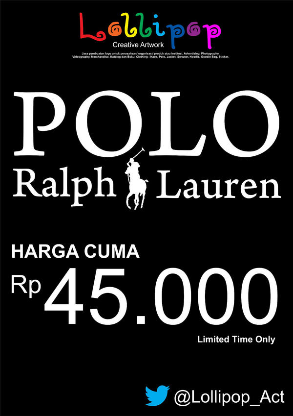 Polo Ralph Lauren | 45K | buat kuliah buat jalan asyik