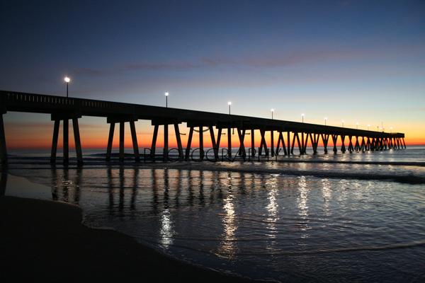 A beautiful place to be right now #WrightsvilleBeach #Sunrise #JohnnieMercerPier