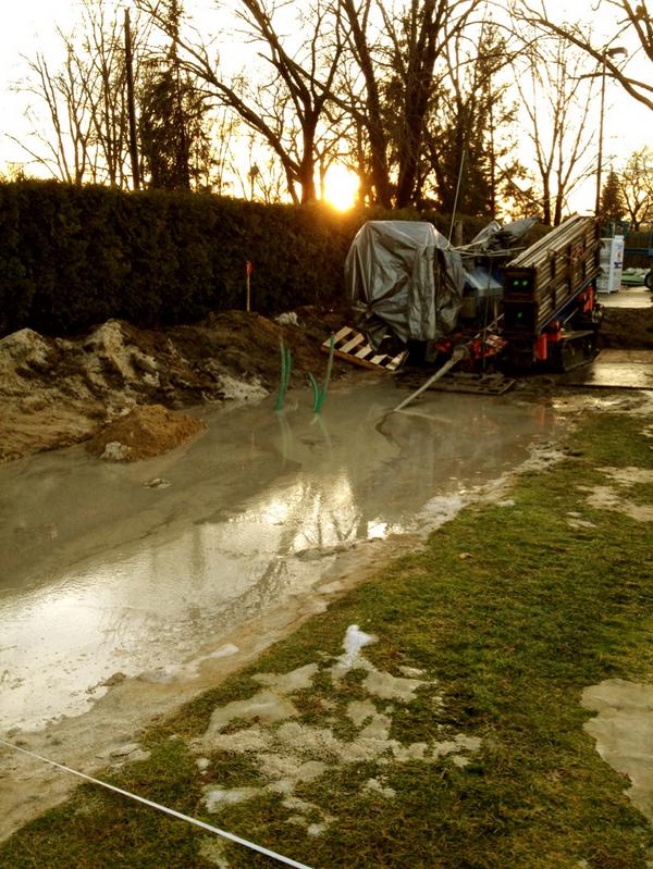 ThermoSource's tweet image. Geothermal field has begun @ Red Run Golf Club