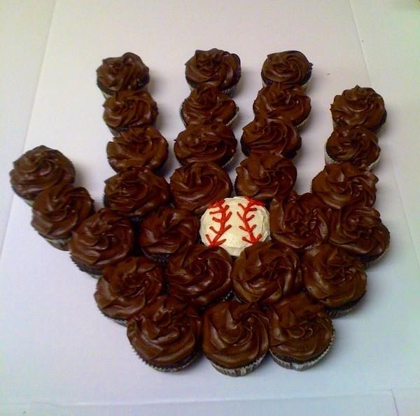 We_Bake's tweet photo. Here's a cupcake-cake we did for a baby shower! http://t.co/noEeGzE4