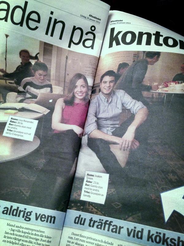 cecilia_odman's tweet photo. Idag @joakimgreen i #aftonbladet om #hus24 - resten av storyn kommer i nästa nr av #sajens magasin! http://t.co/l1QHkOQr