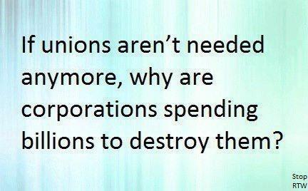 Unions. . .