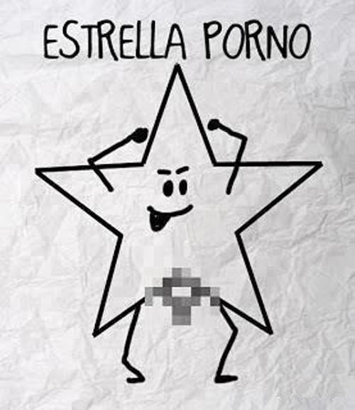 Miren una estrella porno..