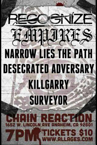 A week from today. Be sure to come and support us!