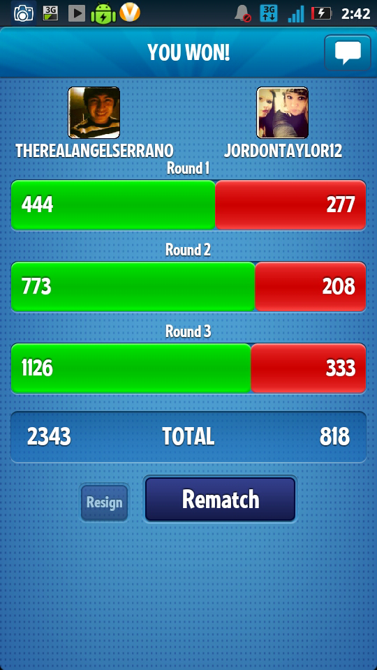 AngelSerranoo's tweet image. @jordontaylor12 mhhhmmm. #Ruzzle #pummeling