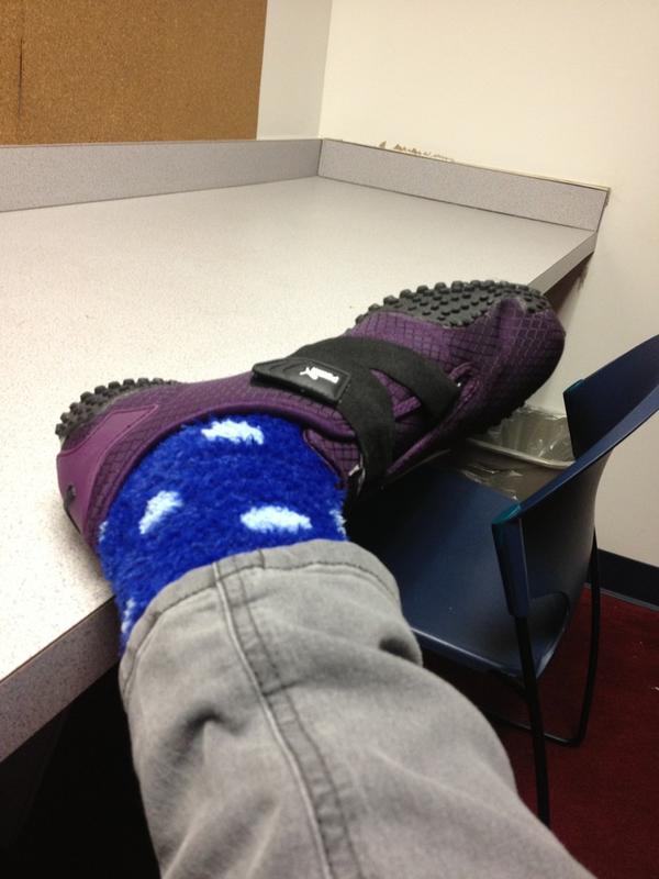 GearboxGirl's tweet image. The secret to my new found warmth: awesomely fuzzy socks! #functionoverfashion