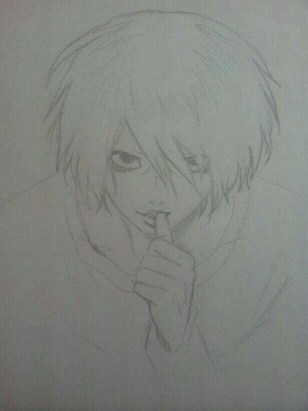 amra494's tweet photo. مبدئيا رسمتي ل(L)من اجمل الشخصيات ف نظري ..آراائكم !! http://t.co/6V5MxXY9