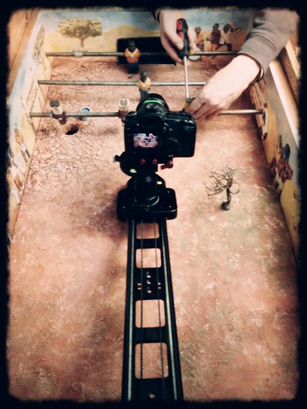 Nice shoot for #Misereor #Kollerebbe with a special custom made tablesoccer