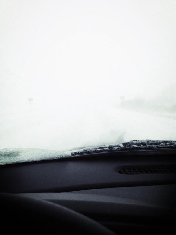 MollyKhanna's tweet image. I need a professional driver in these conditions. #snowstorm #cannotsee