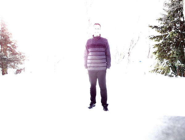 distantcrow's tweet image. From this morning at my relatives place. My camera likes the snow #niceeffect