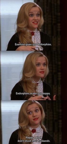 CollegeGradFit's tweet image. Elle Woods knows where it's at :) #endorphins #happypeople