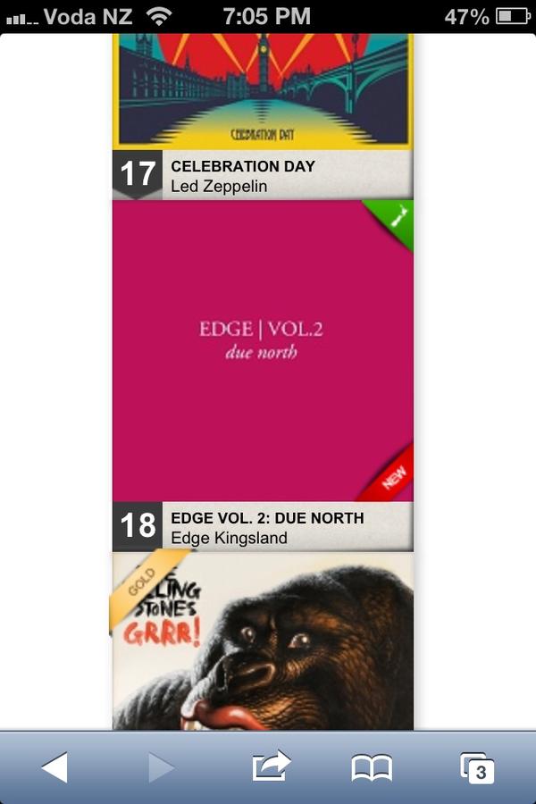Edge vol2. Bookended by Led Zep and the Rolling Stones.