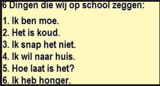 BeleefdeZinnen's tweet photo. Dingen die we op school zeggen ; http://t.co/fz5VH38c