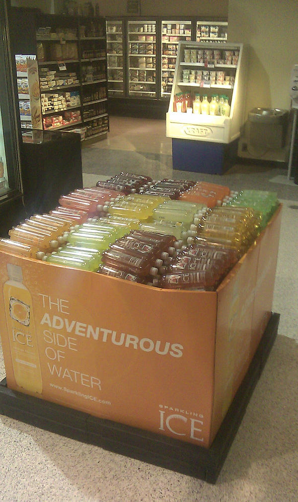 OhioICE's tweet photo. Doesn't this new SparklingICE dump bin look nICE?!? http://t.co/vyP1G14h