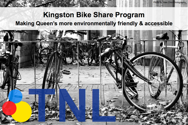 voteTNL's tweet photo. A student government that supports a more sustainable Kingston: #AMSvotes #voteTNL #bikes4everyone! #bixibikeshare http://t.co/qVEa8yNk