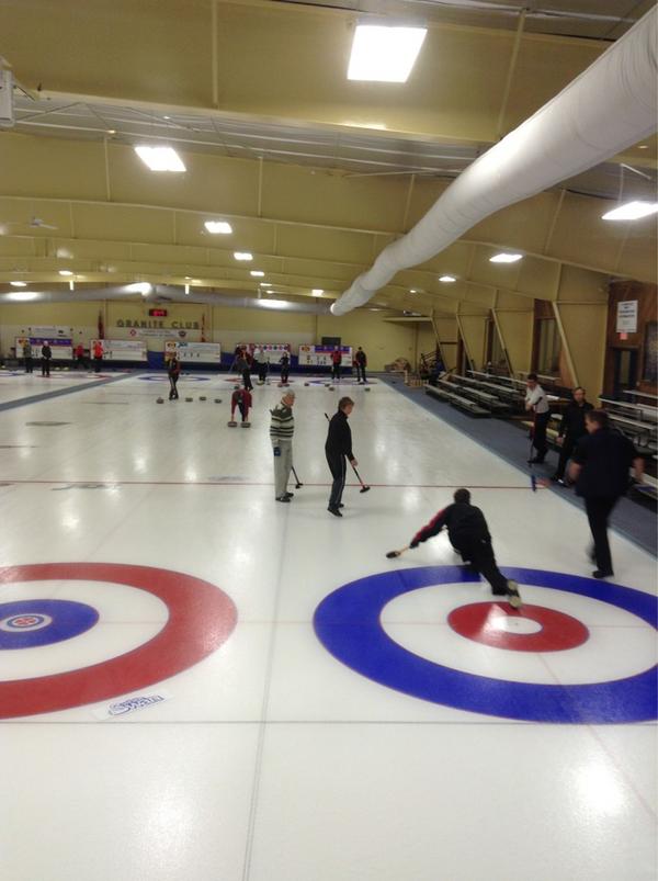 ONscotties's tweet photo. @KWGranite pretty much back to normal thanks to some hard working volunteers and staff! http://t.co/S4jfnvUD