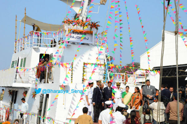 #IndianCoastGuard  8th Inshore Patrol Vessel (IPV) ‘Rajdhwaj’ launched at #kolkata today.