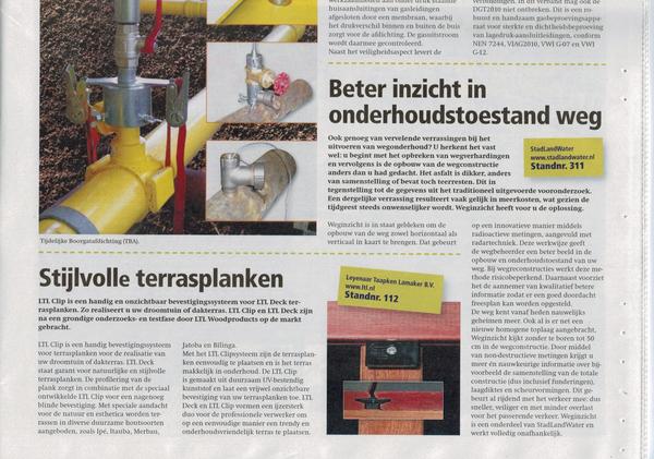 weginzicht's tweet photo. Artikel over #Weginzicht @gwwtotaal. Kom 5,6 en 7 februari naar de Infra Relatiedagen, Weginzicht staat in standnr. 311 http://t.co/ELwGDcbc