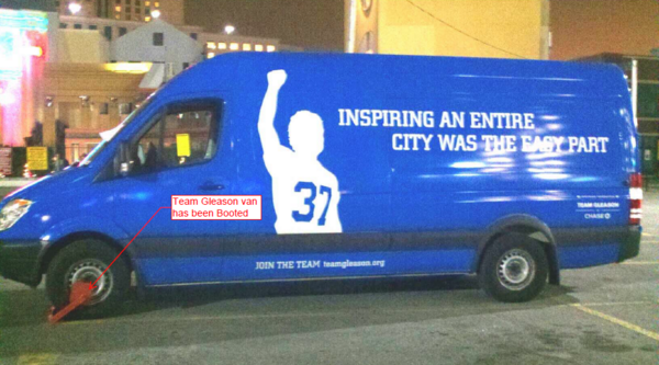 WWLTV's tweet photo. Company makes amends after @team_gleason bus is booted. @PMurphyWWL has more on Super Bowl parking restrictions at 5 http://t.co/x8aCevp6