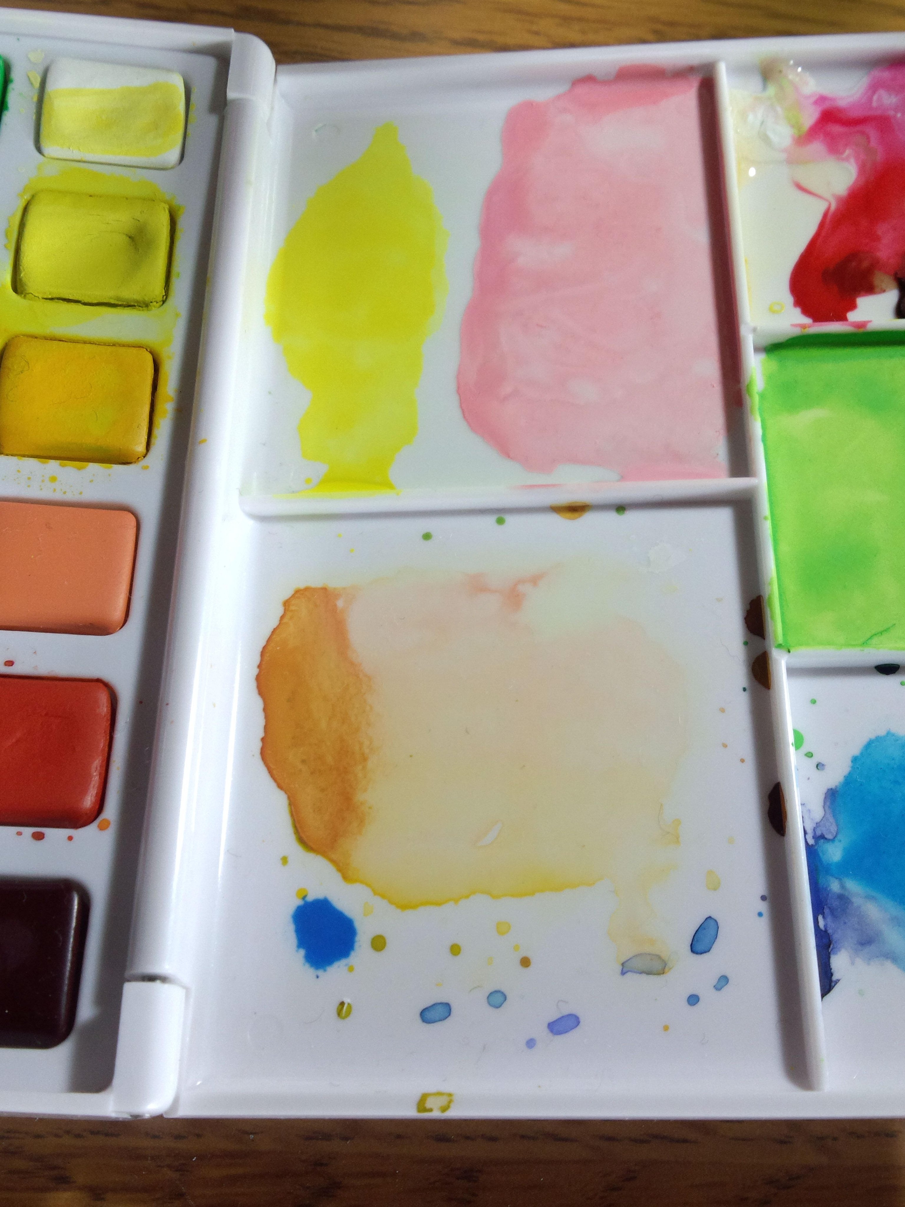 宇井千晶 コピー用紙に水彩使ったら紙がクシャックシャになった 水彩描く時コピー用紙もう使わへん しかも描いた絵よりパレットに残った絵の具のほうがかわいい Http T Co Fp8x4nft Twitter