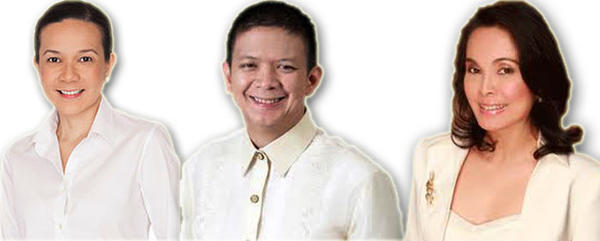 PhilippineStar's tweet image. UNA’s guest candidates @GracePoe2013 @SayChiz @loren_legarda will not be included in TV ad. #2013polls