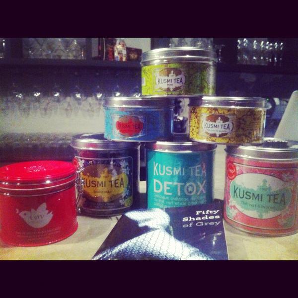 Fencerestaurant's tweet photo. A kusmitea peaceful break @fencelibrary #kusmitea #jasmintea #detox #appletea #rosetea #l0vetea and more http://t.co/Zps8lVSk