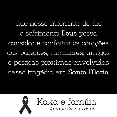 KAKA's tweet photo. #PrayForSantamaria http://t.co/B8XCTGbI http://t.co/lSKkN8KM