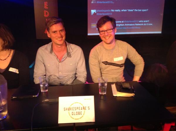 The_Globe's tweet photo. The digital guys of @The_Globe at #Interface2013 http://t.co/End25Sri