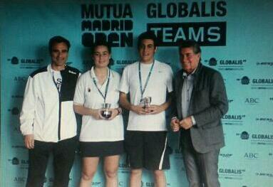 Gran torneo con @mariariverox mejor pareja de dobles imposible!
