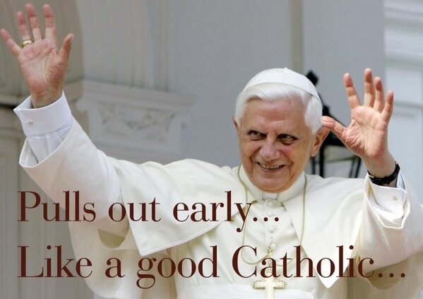 Jays_Dad's tweet photo. #TheTruth #Pope http://t.co/hu9nKYg9