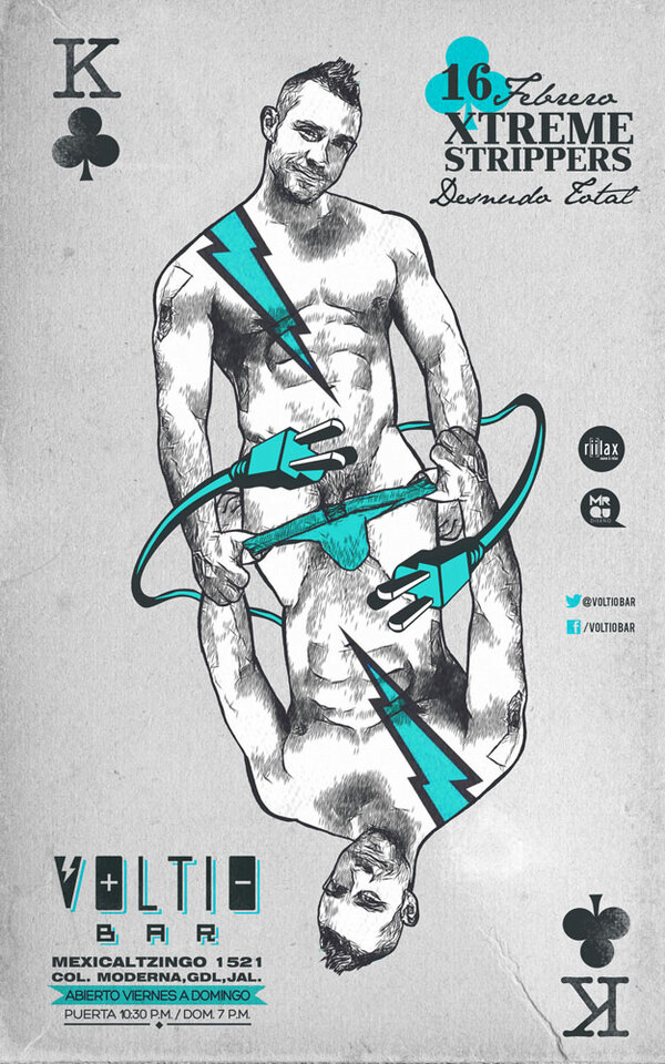 voltiobar's tweet photo. Tendras mucha suerte en el AMOR 
 en tu futuro hay una CANDENTE NOCHE 
XTREME STRIPPERS Desnudo Total! http://t.co/Ii6Zs5m4