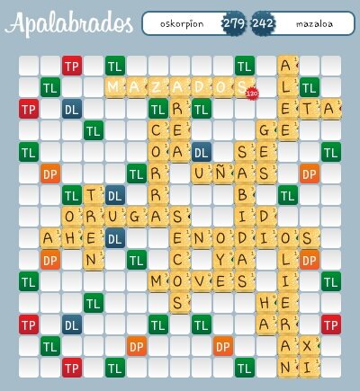 oskorpion's tweet photo. oskorpion jugó 'MAZADOS', 'AREA' por 120 puntos contra mazaloa @Apalabrados #EtermaxGames http://t.co/ZQhFWGIJ