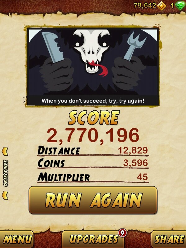 GirLie0810's tweet photo. I got 2770196 points while escaping from a Giant Demon Monkey in Temple Run 2. Beat that! http://t.co/EDNdjKiD http://t.co/jgYMU3IL