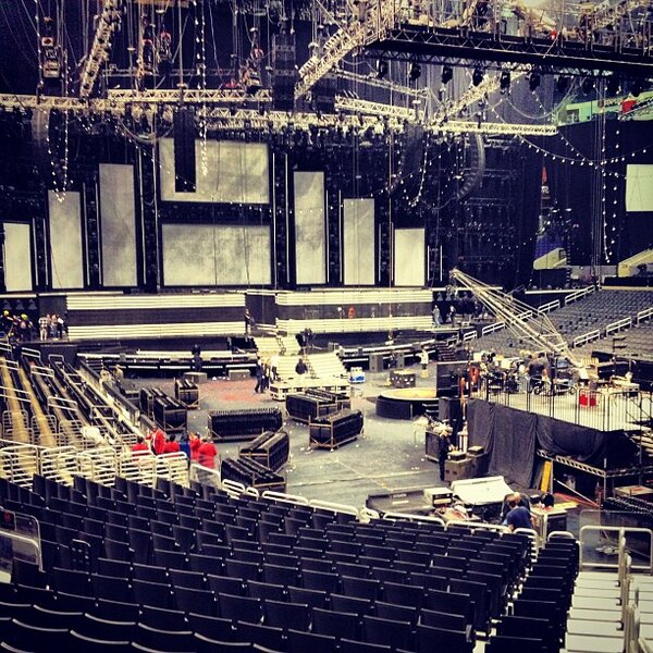 RecordingAcad's tweet photo. The aftermath of last night's 55th #GRAMMYs... http://t.co/4KplvJsc