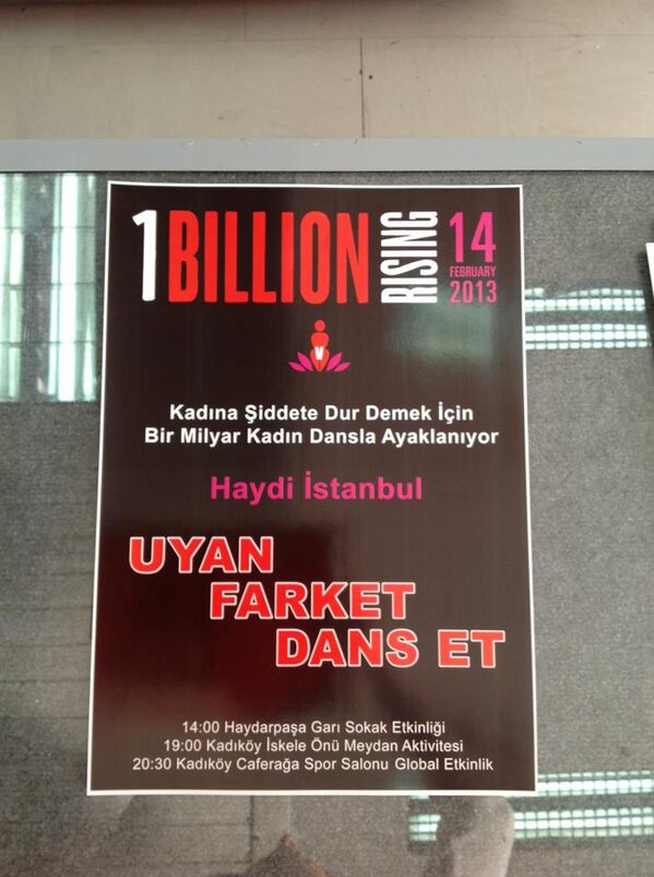 1_BillionRising's tweet photo. @esraakkaya1 14 Subatta kadına siddete hayır icin dans ediyoruz.katılımlarınızı bekliyoruz. http://t.co/jSh9G7nI