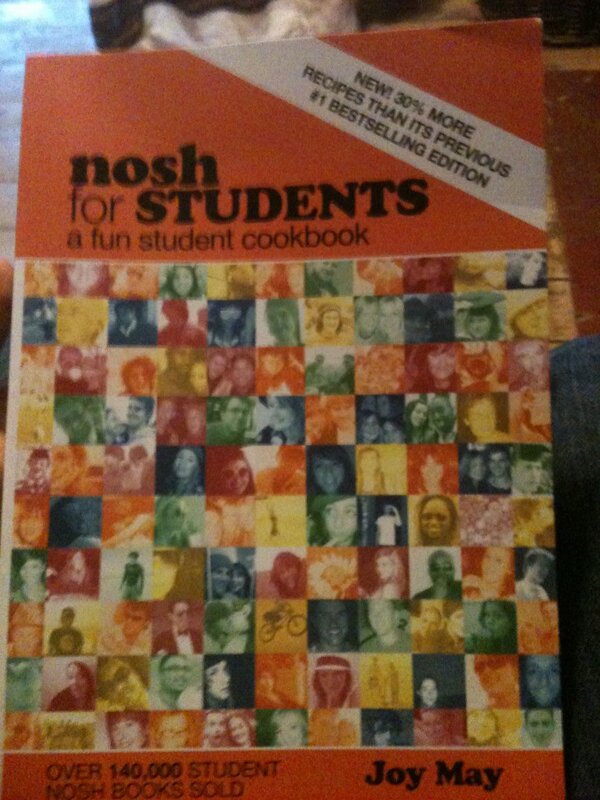 zacksanderson's tweet image. My Christmas gift from mum...getting me prepared for Uni #studentcookbook