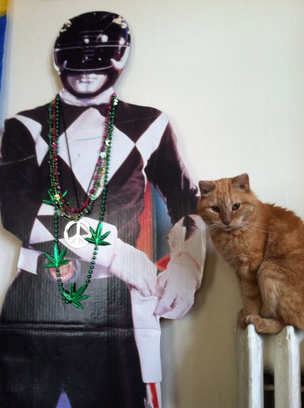 JDers_'s tweet photo. Boosie and Power Ranger...Best Friends http://t.co/s4tm37Iz