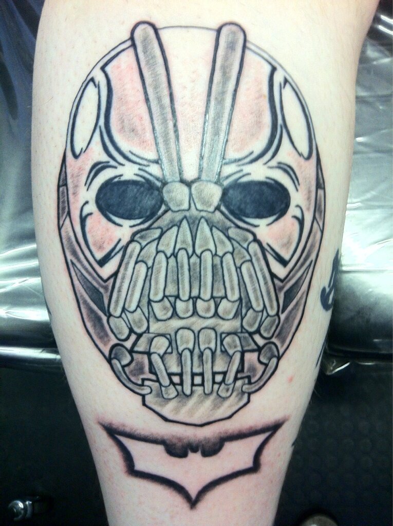 Gordon 🤘🏻#CC4L on X: "@ZOO skull with bane mask tattoo  http://t.co/lO0a11Qe" / X