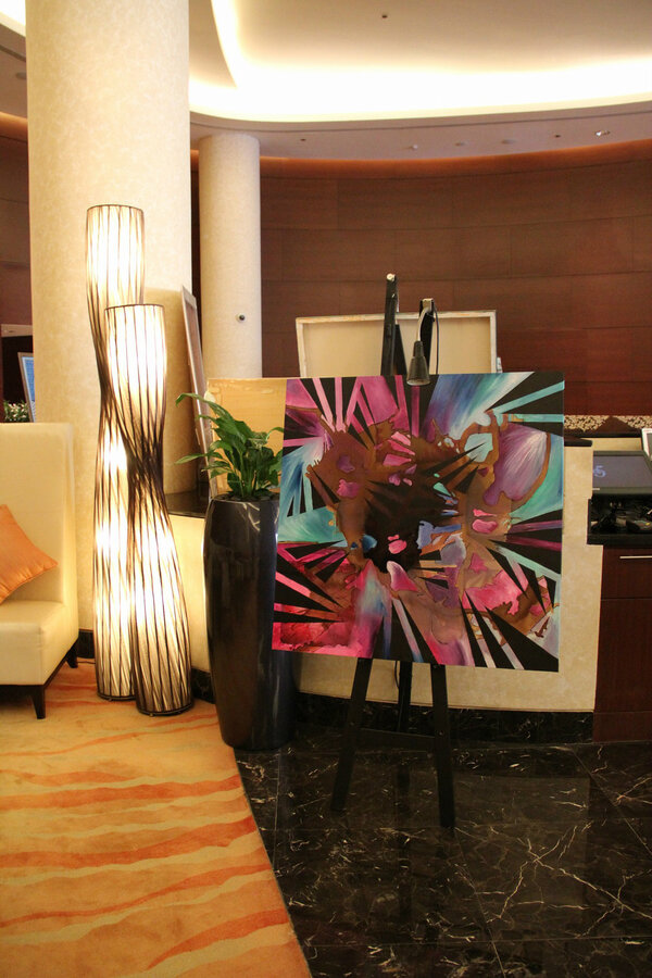 TheRealArt's tweet photo. At the Address Hotel Dubai Marina until Feb 28th... http://t.co/Ok9aftWc