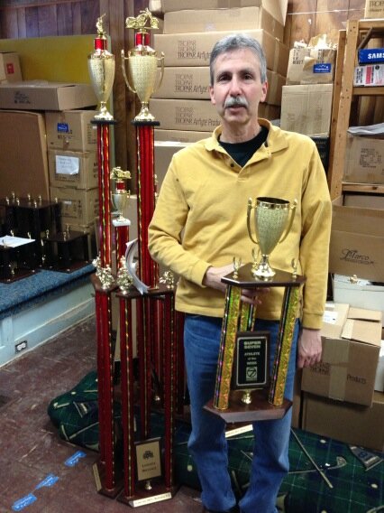 Shawn_Stepner's tweet image. Picking up our Super 7 trophy. They make some serious hardware at Niagara Sports Awards #TheRedOne #Bufffalo