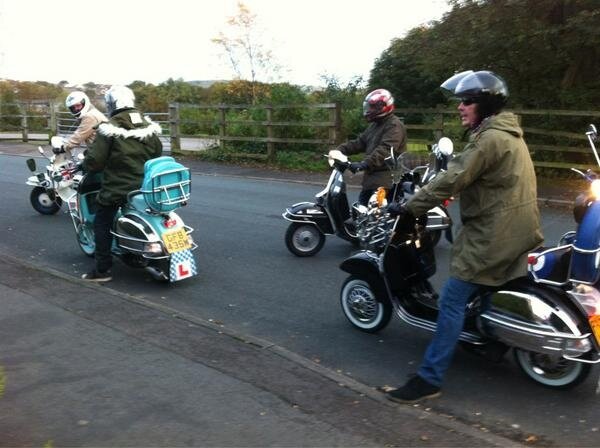 themodbarber's tweet image. @Quadrophenia_uk  me and a couple of the guys pre cold weather #myscoot #vespa