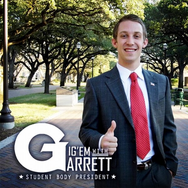 carolineburk's tweet photo. Because any other candidate just wouldn't be as good #gigemwithgarrett http://t.co/SiXEI9U
