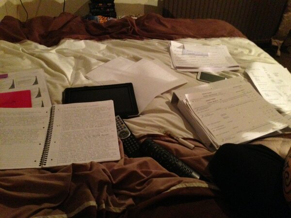 AngelaClementsx's tweet image. Me and @AllyClowes both have homework tonight 😣 #hateuni #hatework