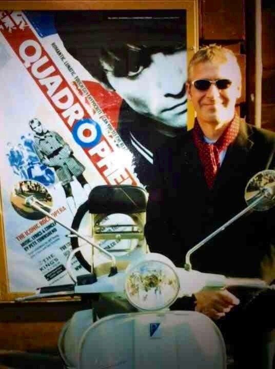 albertfinch79's tweet image. @Quadrophenia_uk #myscoot couple years ago in Glasgow ride out for opening night of the musical