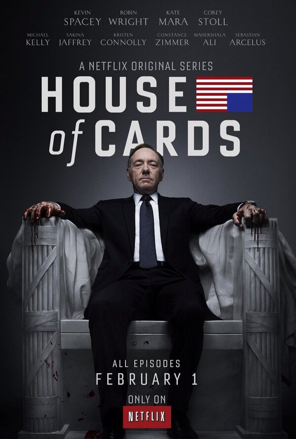 stephanegrange's tweet photo. House of cards, juste génial!!! http://t.co/2AUpXNP9